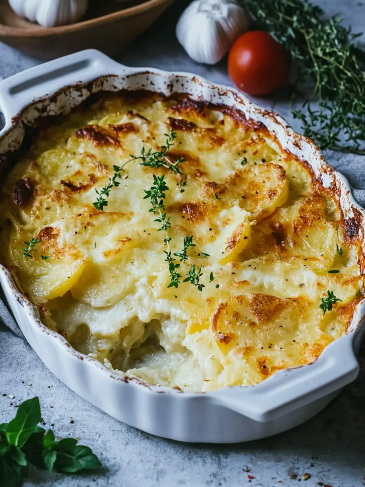 Kalorienarmes Kartoffelgratin für gesunde Genussmomente 3 Kartoffelgratin