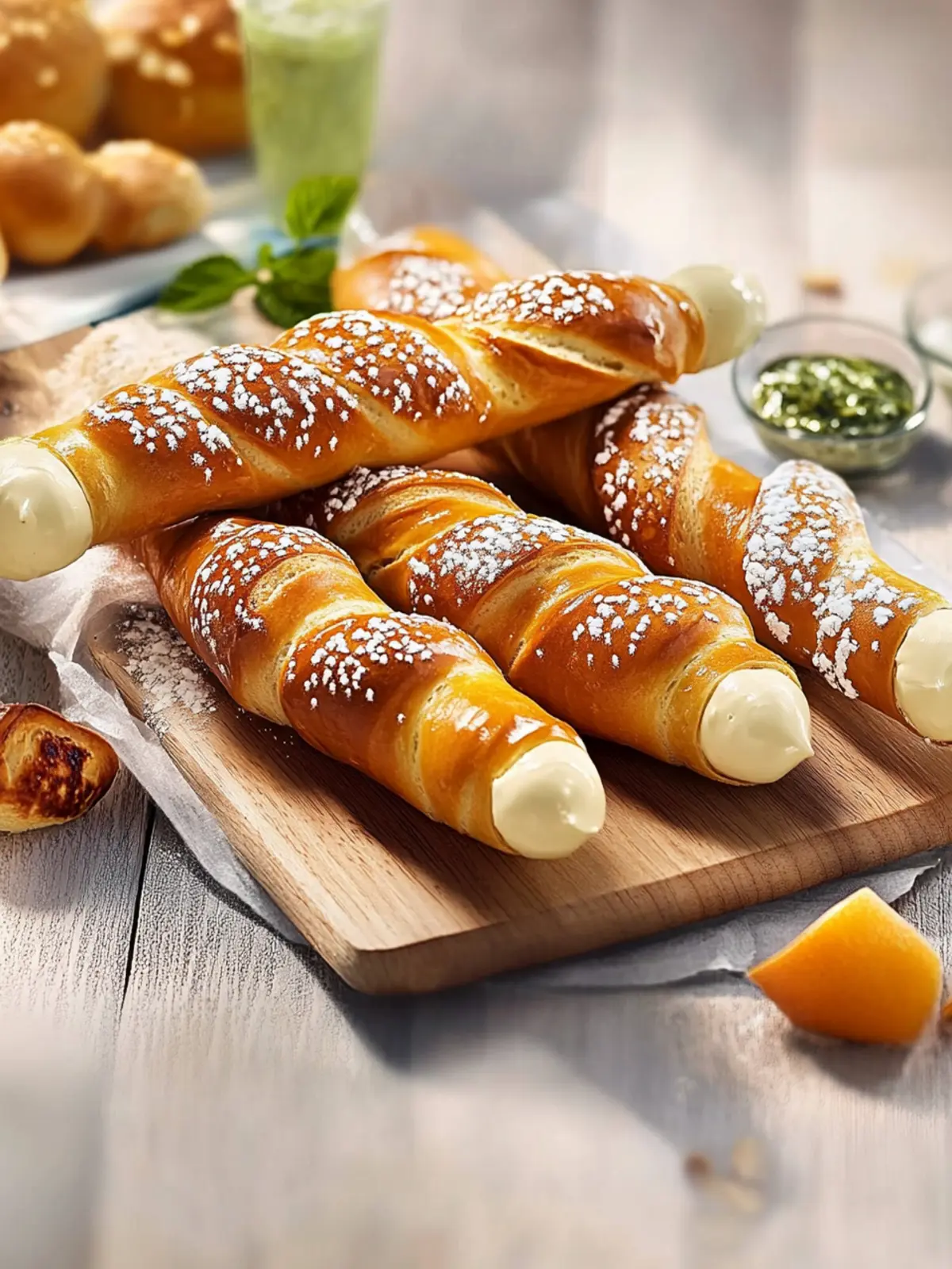 Weiche Brezel-Häppchen - Perfekte Snack-Idee für Zuhause 3 Weiche Brezel-Häppchen