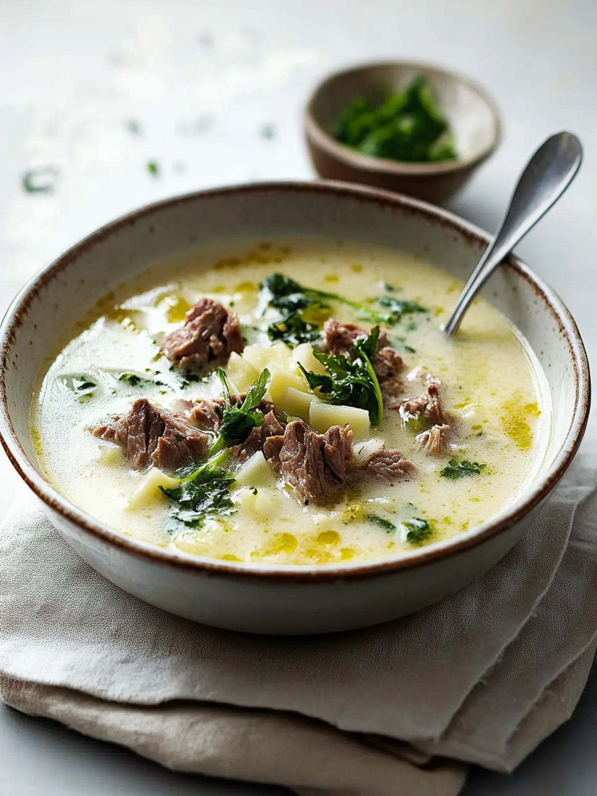 Käse Lauch Suppe mit Hackfleisch: Cremiger Genuss für kalte Tage 5 Käse Lauch Suppe mit Hackfleisch