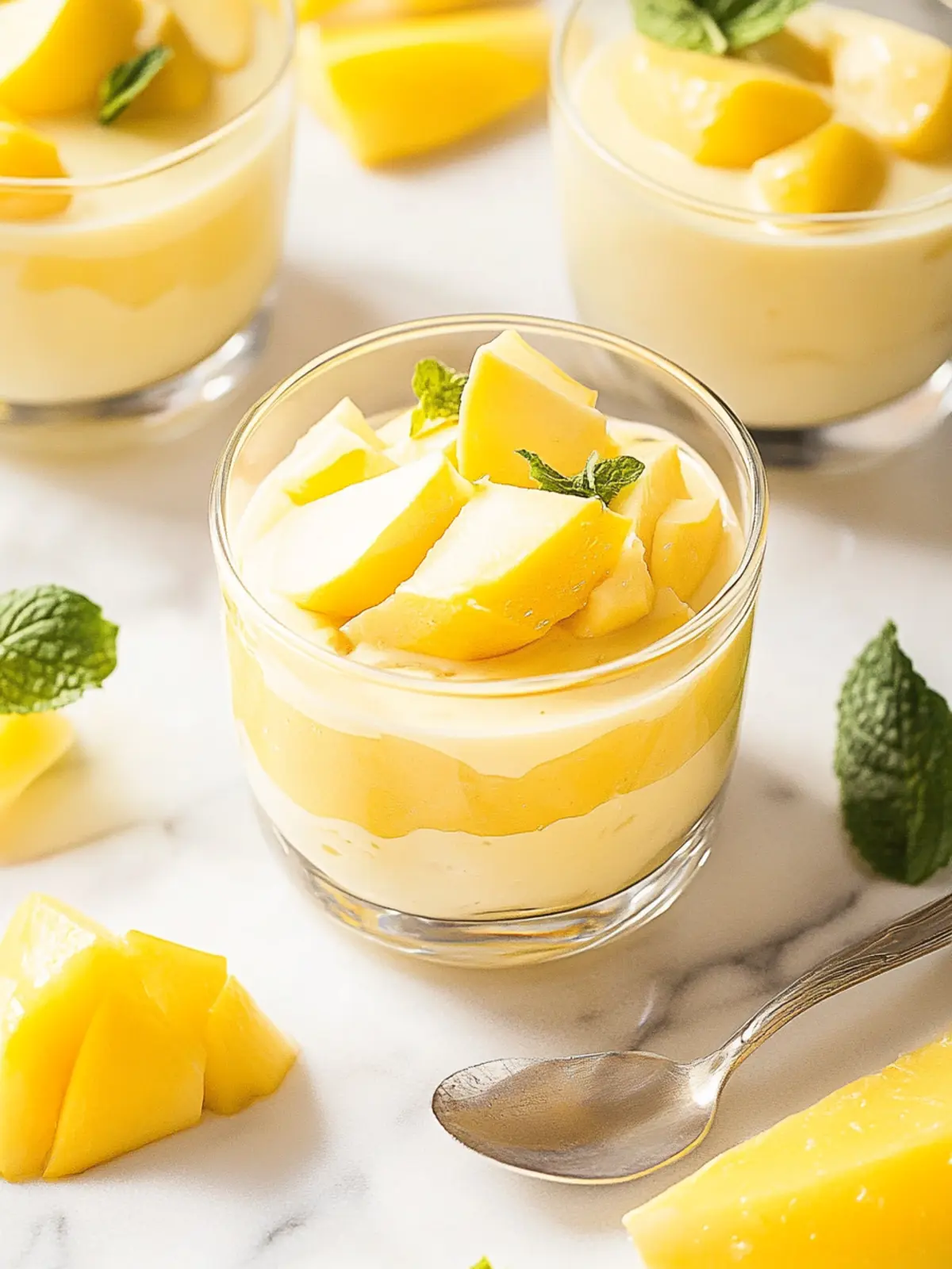 Cremige Mango-Mousse für den perfekten Sommergenuss 4 Cremige Mango-Mousse