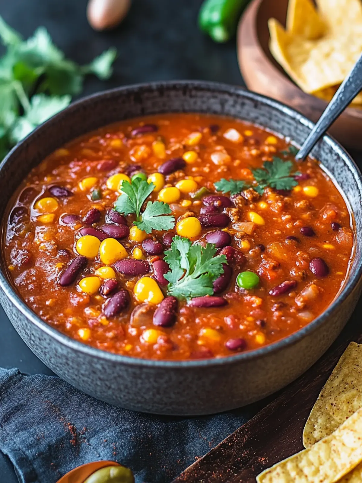 Veganes Chili ohne Fleisch mit roten Linsen – Herzhaft & Gesund 2 Veganes Chili ohne Fleisch mit roten Linsen