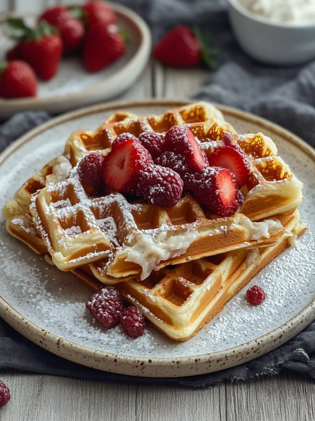 Waffelteig für Belgische Waffeln – Schnell & Unglaublich Lecker 2 Waffelteig für Belgische Waffeln