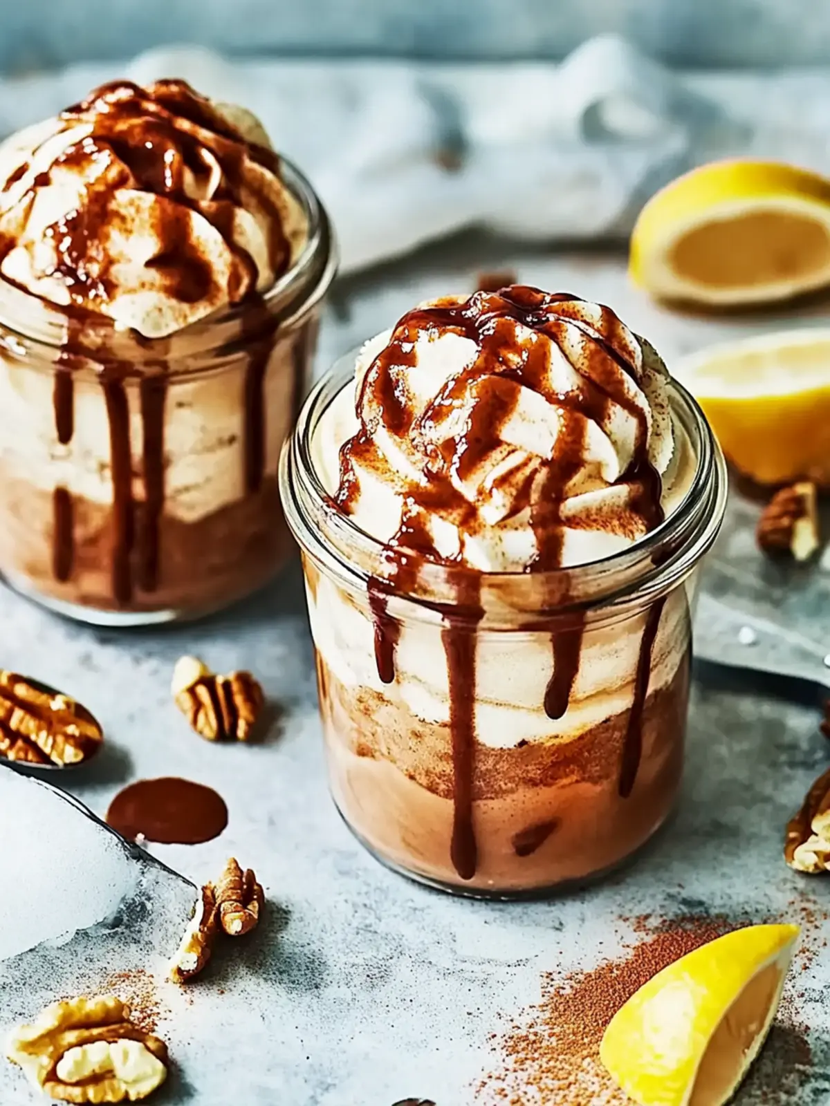 Spekulatius-Eiscreme mit Pekannüssen - Veganes Vergnügen 2 Spekulatius-Eiscreme mit Pekannüssen