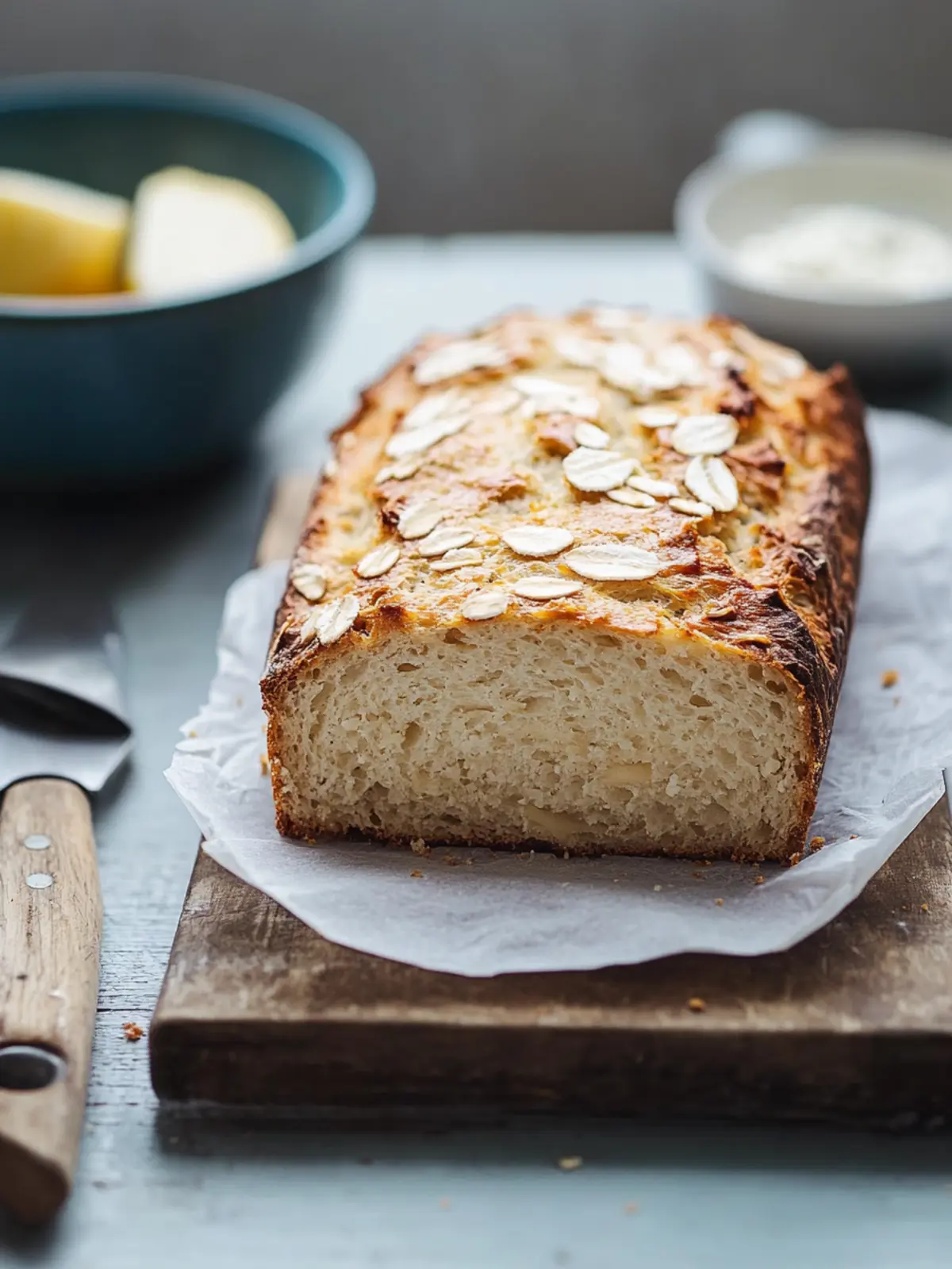 Hafer-Joghurt-Brot für gesunde Genießer und Abnehmwillige 2 Hafer-Joghurt-Brot