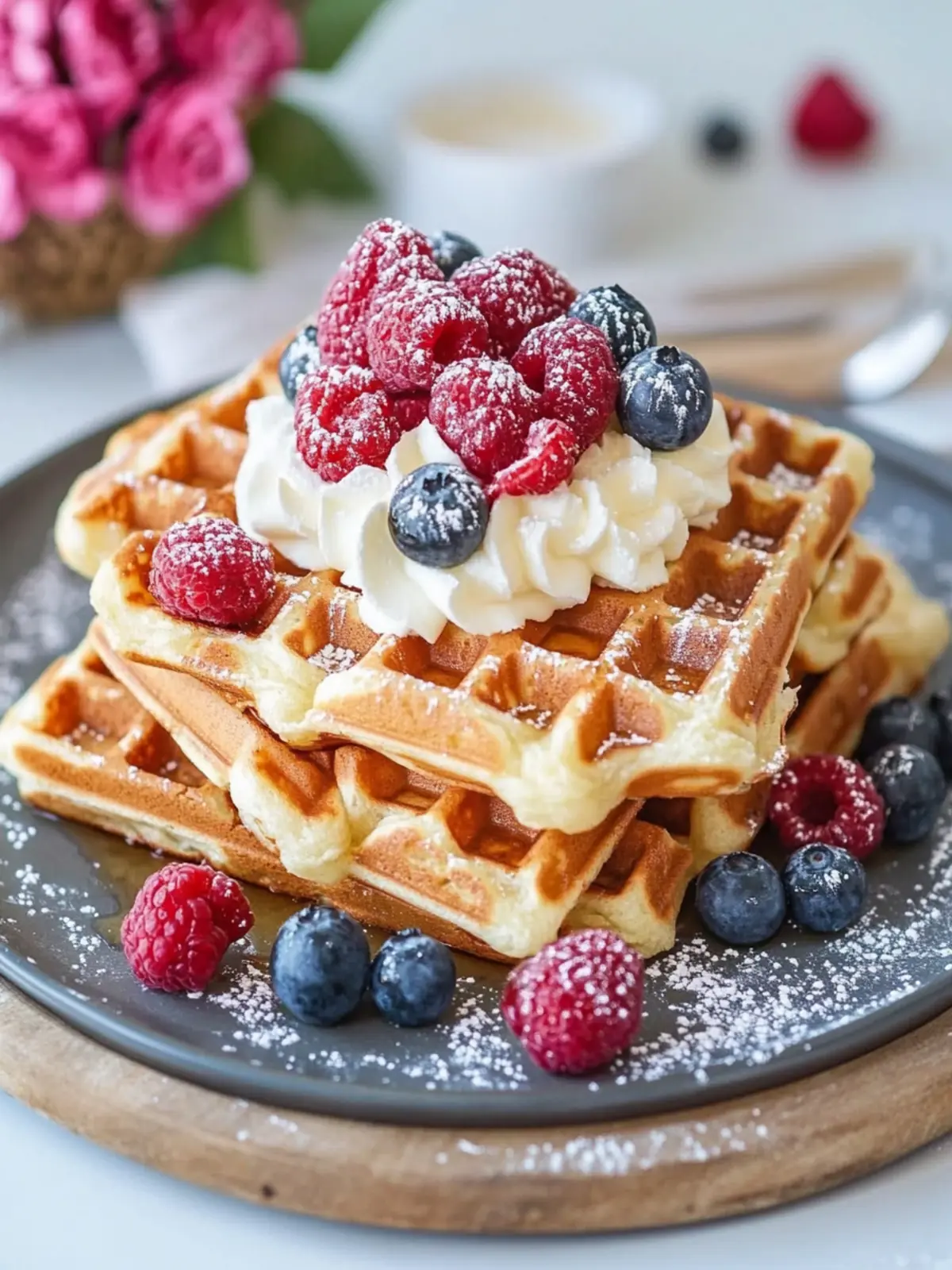 Fluffige Waffeln nach Omas Rezept – Einfach & Lecker genießen 4 Fluffige Waffeln nach Omas Rezept