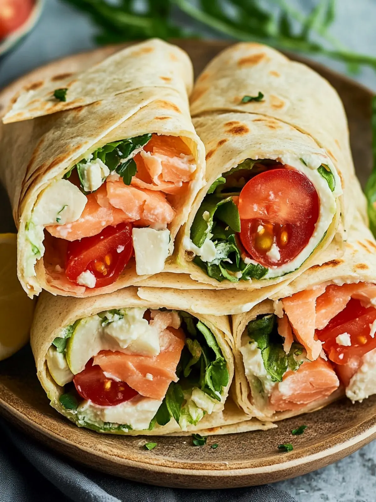 Wraps mit Lachs: Schnell, gesund und echt lecker! 3 Wraps mit Lachs