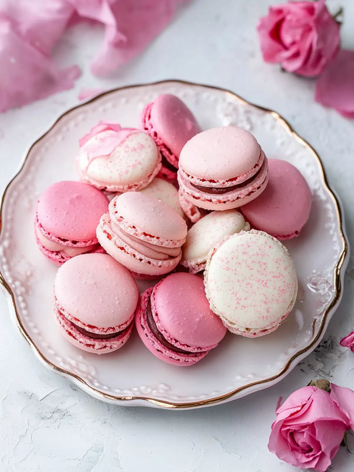 Herz Macarons: Himmlische Köstlichkeiten für den Valentinstag 2 Herz Macarons