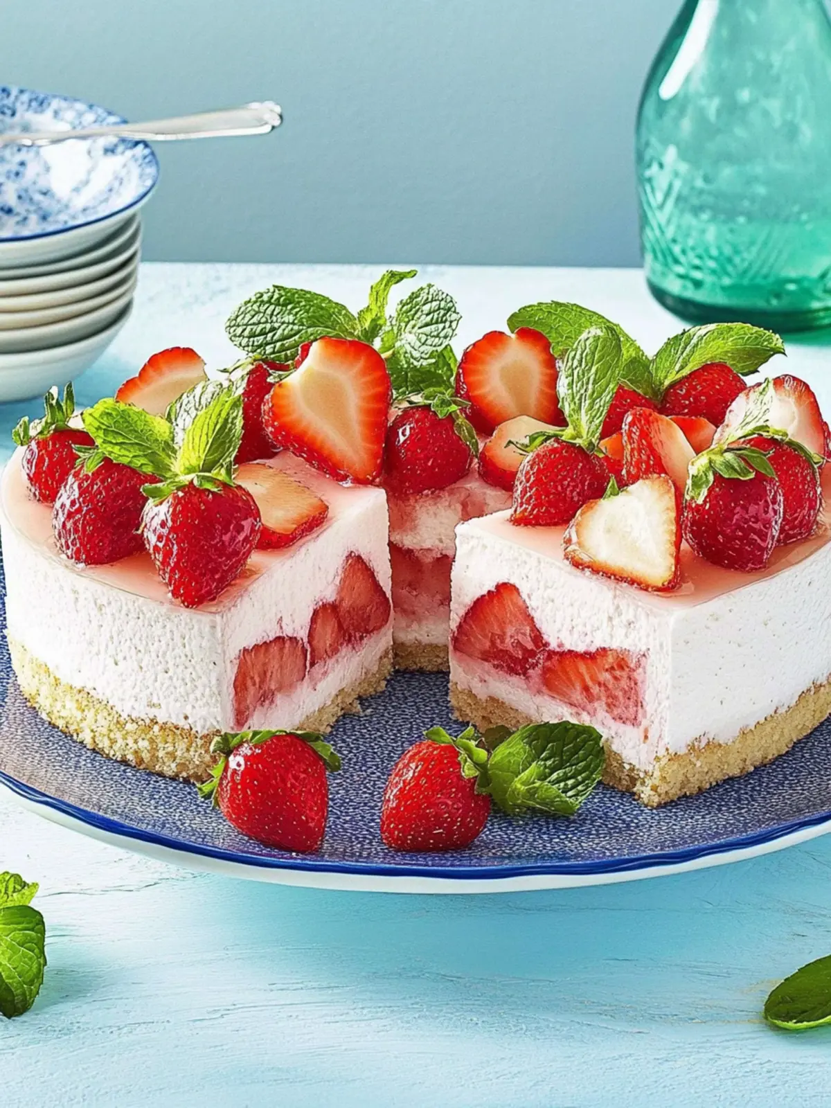 Rhabarber-Erdbeer-Torte für Frühlingsgenuss 2 Rhabarber-Erdbeer-Torte