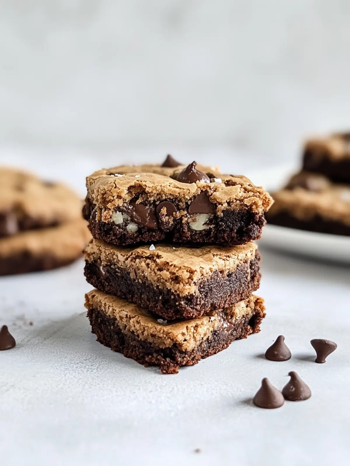 Doppelschichtige vegane Brookies: Schokoladensünde ohne Reue 5 Doppelschichtige vegane Brookies