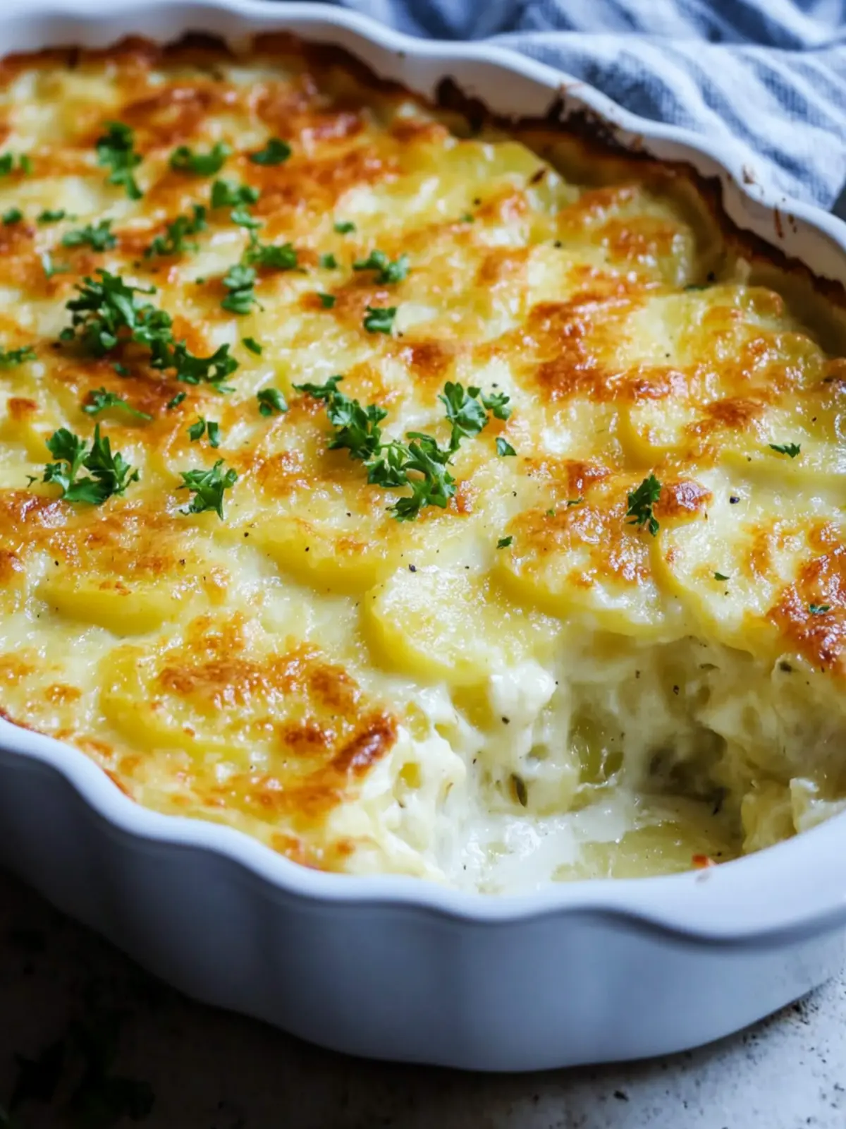 Kalorienarmes Kartoffelgratin für gesunde Genussmomente 4 Kartoffelgratin