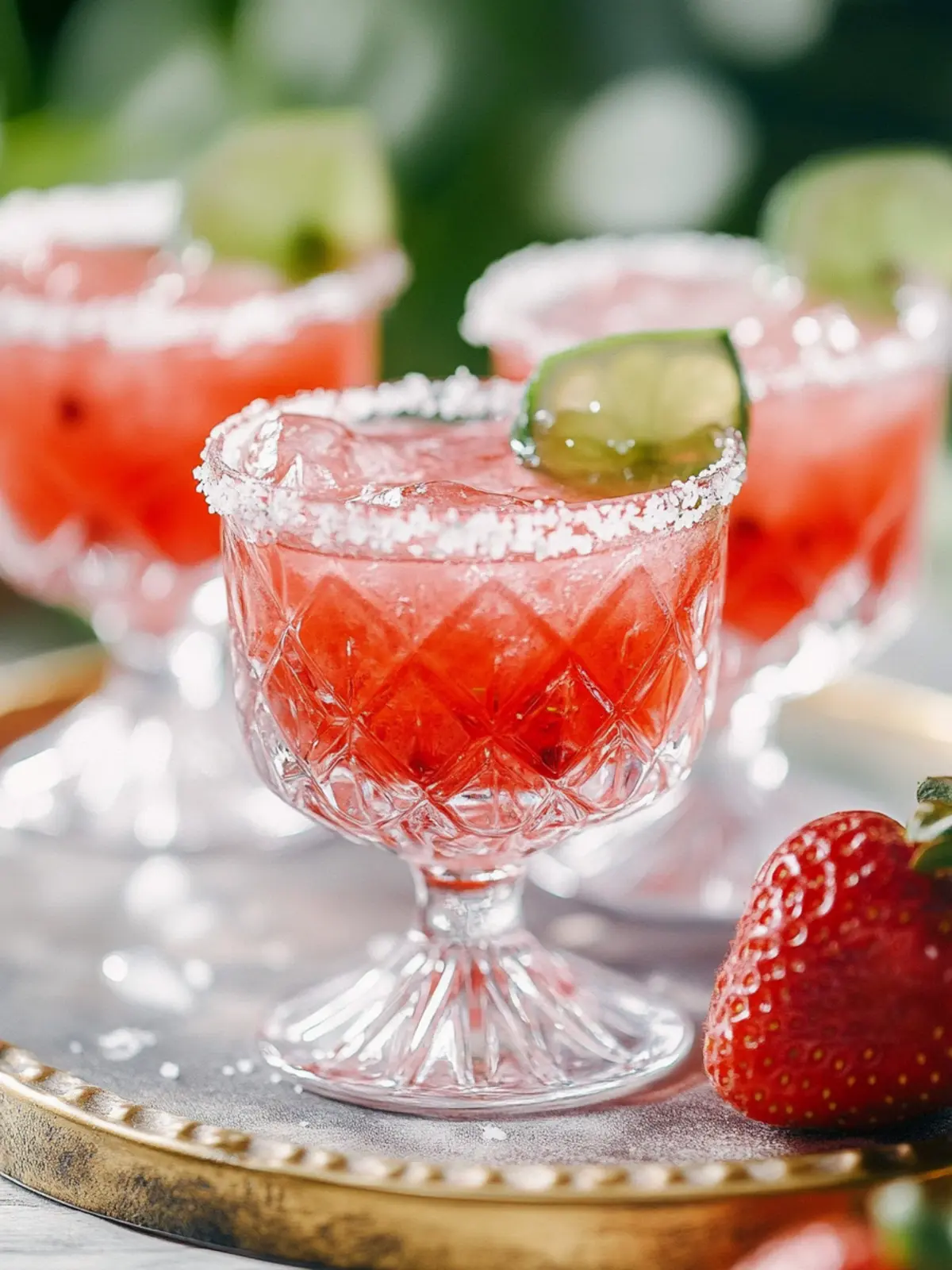 Erfrischende Erdbeer-Basilikum-Margarita-Sommershake für heiße Tage 3 Erdbeer-Basilikum-Margarita-Sommershake