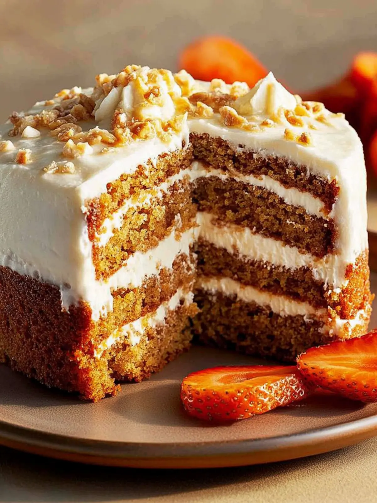 Saftiger Karottenkuchen mit cremigem Frosting rezept 2 Saftiger Karottenkuchen mit cremigem Frosting