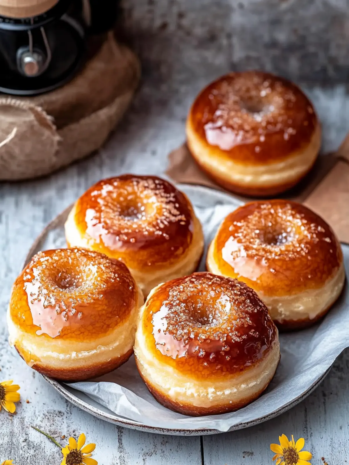 Gebratene Crème Brûlée Donuts – Ein Genuss für Feinschmecker 5 Gebratene Crème Brûlée Donuts