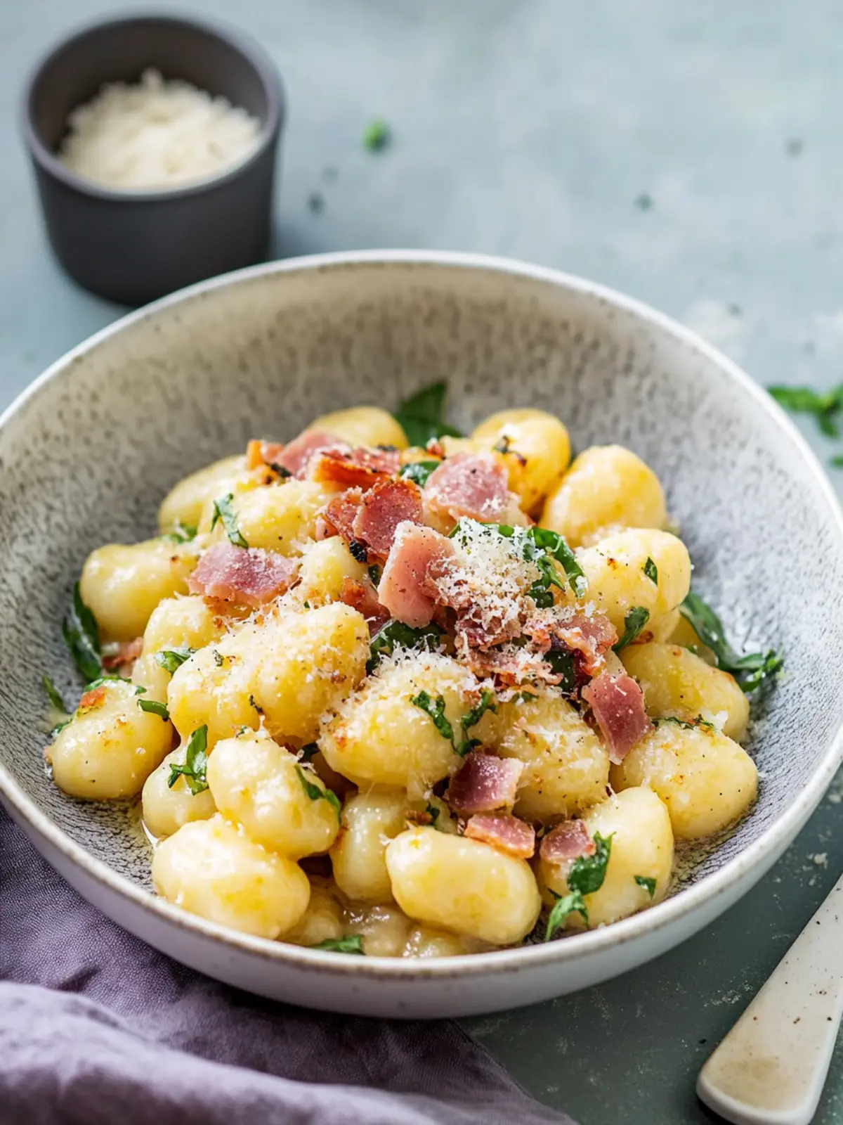 Gnocchi Carbonara mit Speck und Parmesan – Ein italienischer Traum 5 Gnocchi Carbonara mit Speck und Parmesan