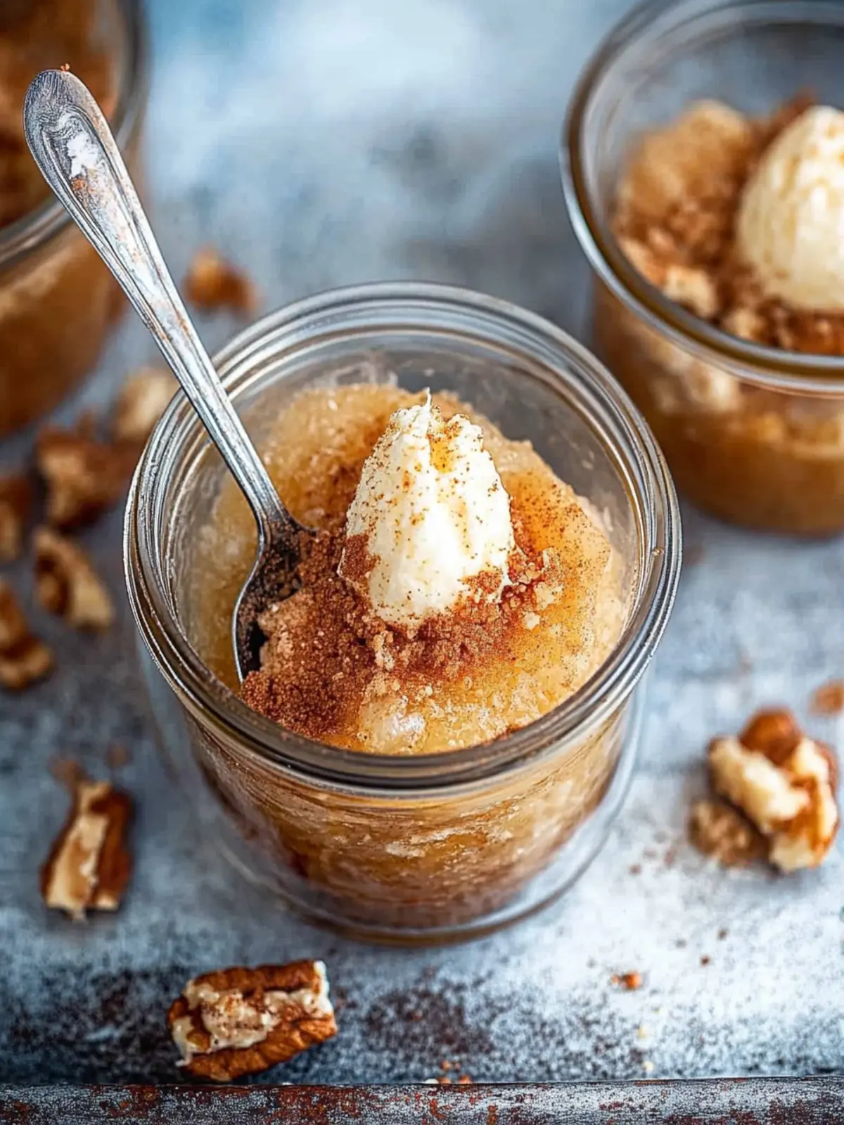 Bratapfel Apfel Crumble mit Vanilleeis für Gemütlichkeit 5 Bratapfel Apfel Crumble mit Vanilleeis