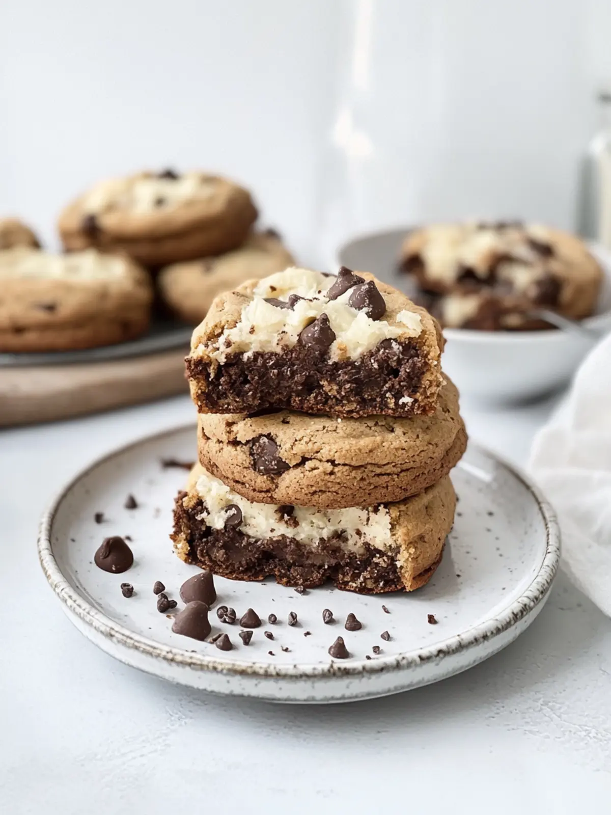 Doppelschichtige vegane Brookies: Schokoladensünde ohne Reue 3 Doppelschichtige vegane Brookies