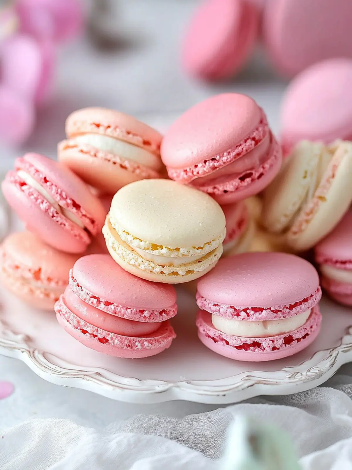 Herz Macarons: Himmlische Köstlichkeiten für den Valentinstag 4 Herz Macarons