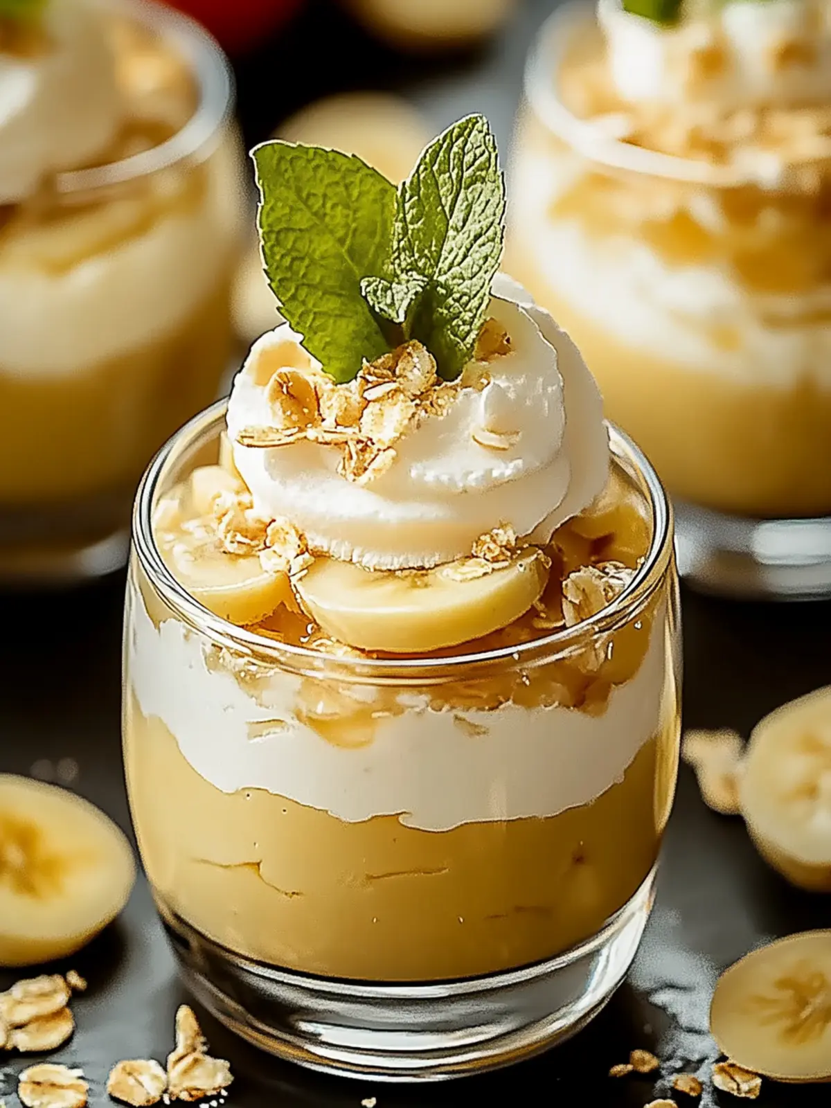 Bananencreme-Dessert – Einfach und Gesund genießen 4 Bananencreme-Dessert