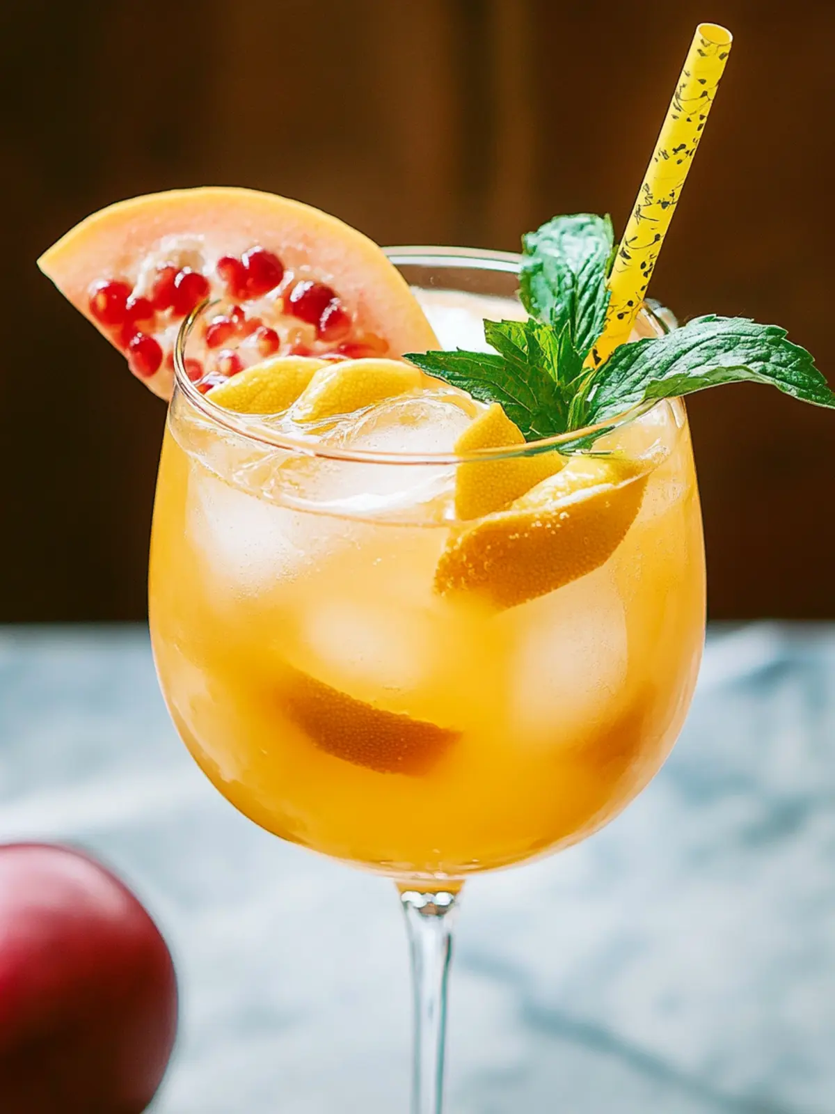 Erfrischender Maracuja Spritz Cocktail für sommerliche Genussmomente 5 Maracuja Spritz Cocktail