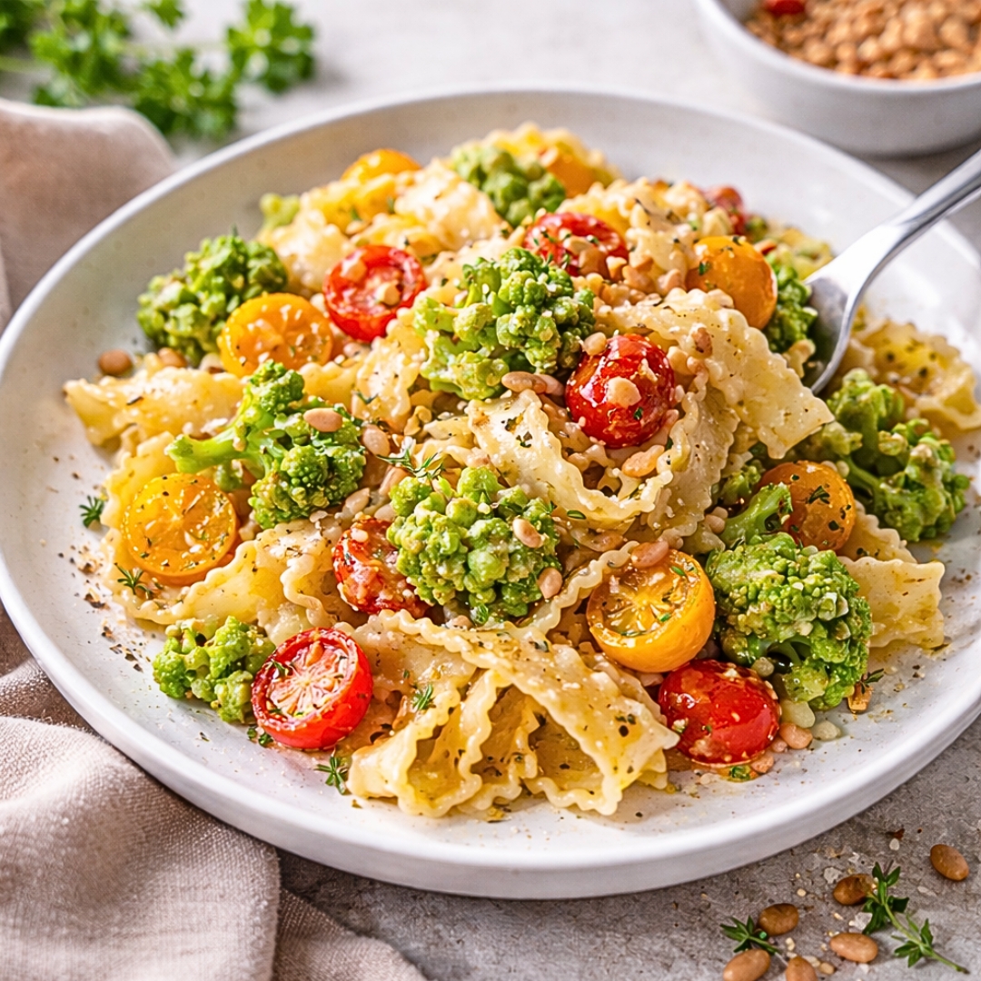 Romanesco-Tomaten-Pasta: Genussvoll in 40 Minuten kochen 2 Romanesco-Tomaten-Pasta: Genussvoll in 40 Minuten kochen