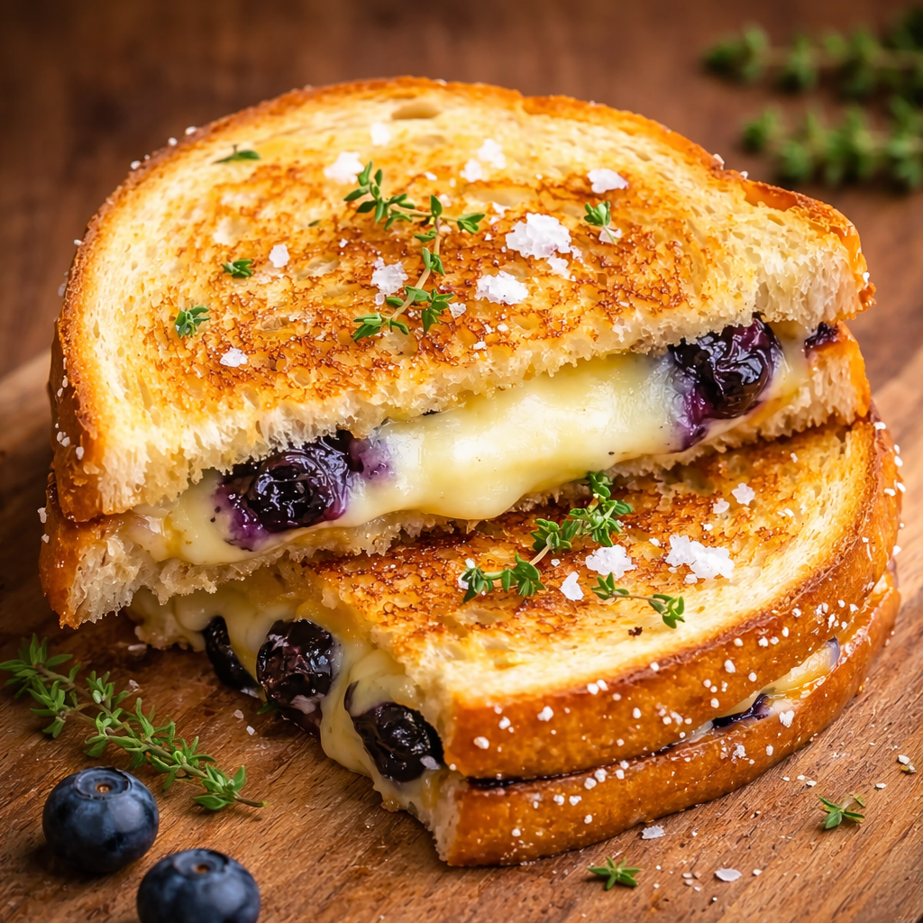 Knuspriger Blaubeer- Grilled Käse für den Gourmet-Hungrigen 3 Knuspriger Blaubeer- Grilled Käse für den Gourmet-Hungrigen