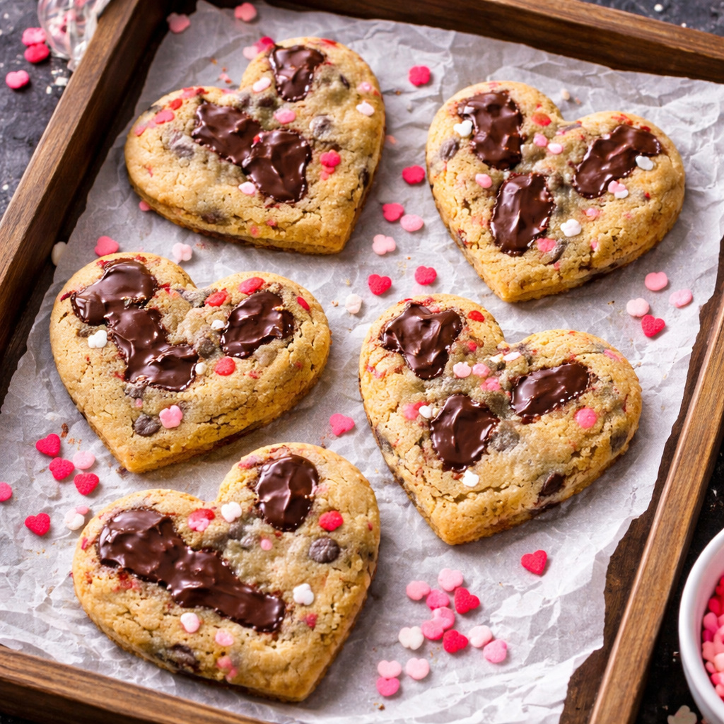 Herzförmige Schokoladenkekse in nur 30 Minuten zaubern 3 Herzförmige Schokoladenkekse in nur 30 Minuten zaubern