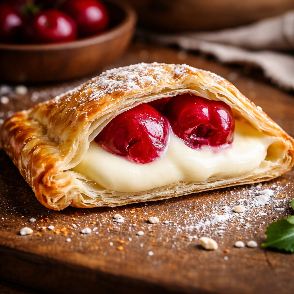 Kirschtaschen mit Frischkäsefüllung schnell und lecker genießen 3 Kirschtaschen mit Frischkäsefüllung schnell und lecker genießen