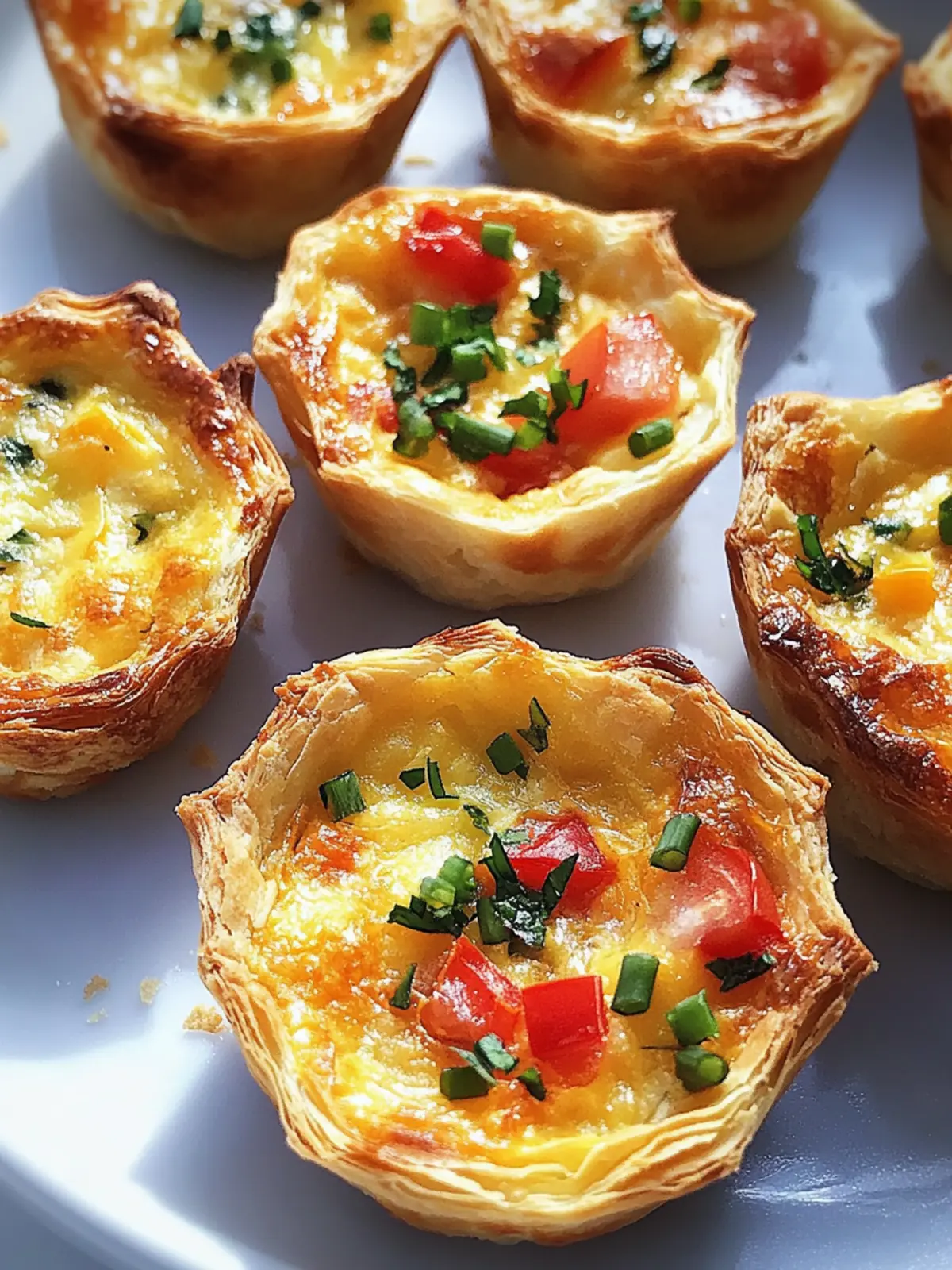 Mini Frühstücks-Quiches: Vielseitiger Genuss für jede Gelegenheit 4 Mini Frühstücks-Quiches