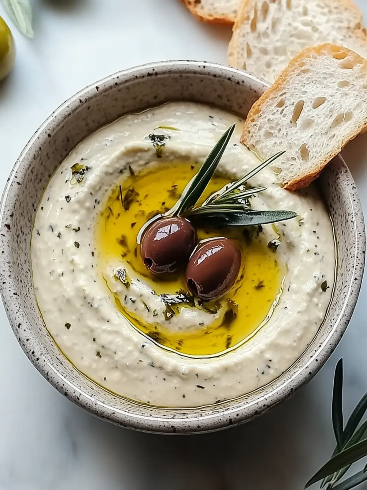 Olivenliebhaber-Traum-Dip: Dein schneller mediterraner Genuss 3 Olivenliebhaber-Traum-Dip