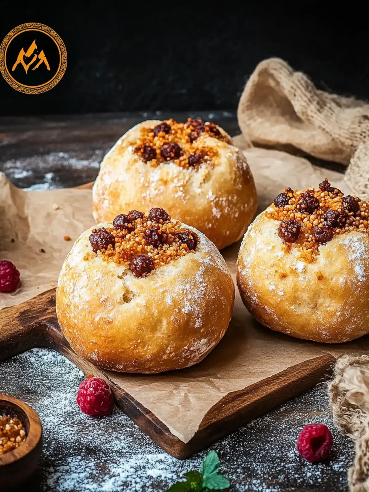 Knusperbrötchen ohne kneten