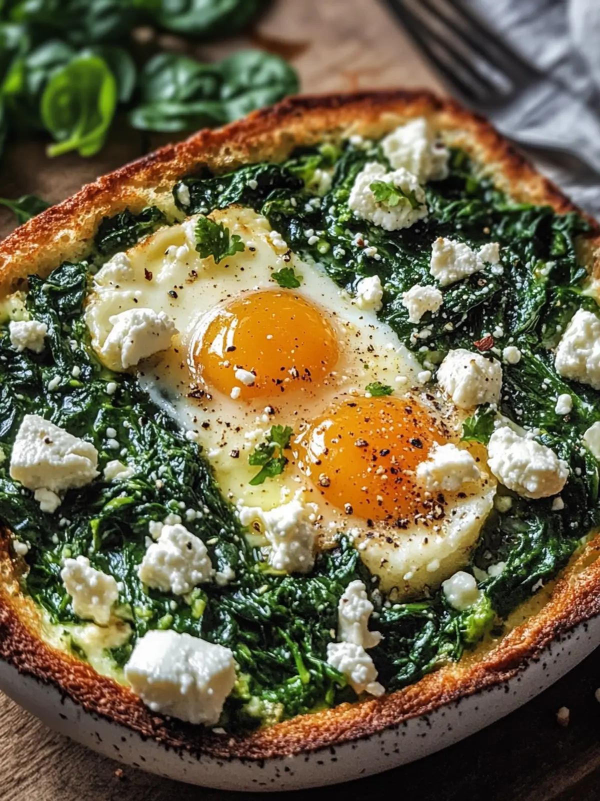 Low Carb Spinat-Auflauf mit Feta und Ei - Lecker und gesund 5 Low Carb Spinat-Auflauf mit Feta und Ei