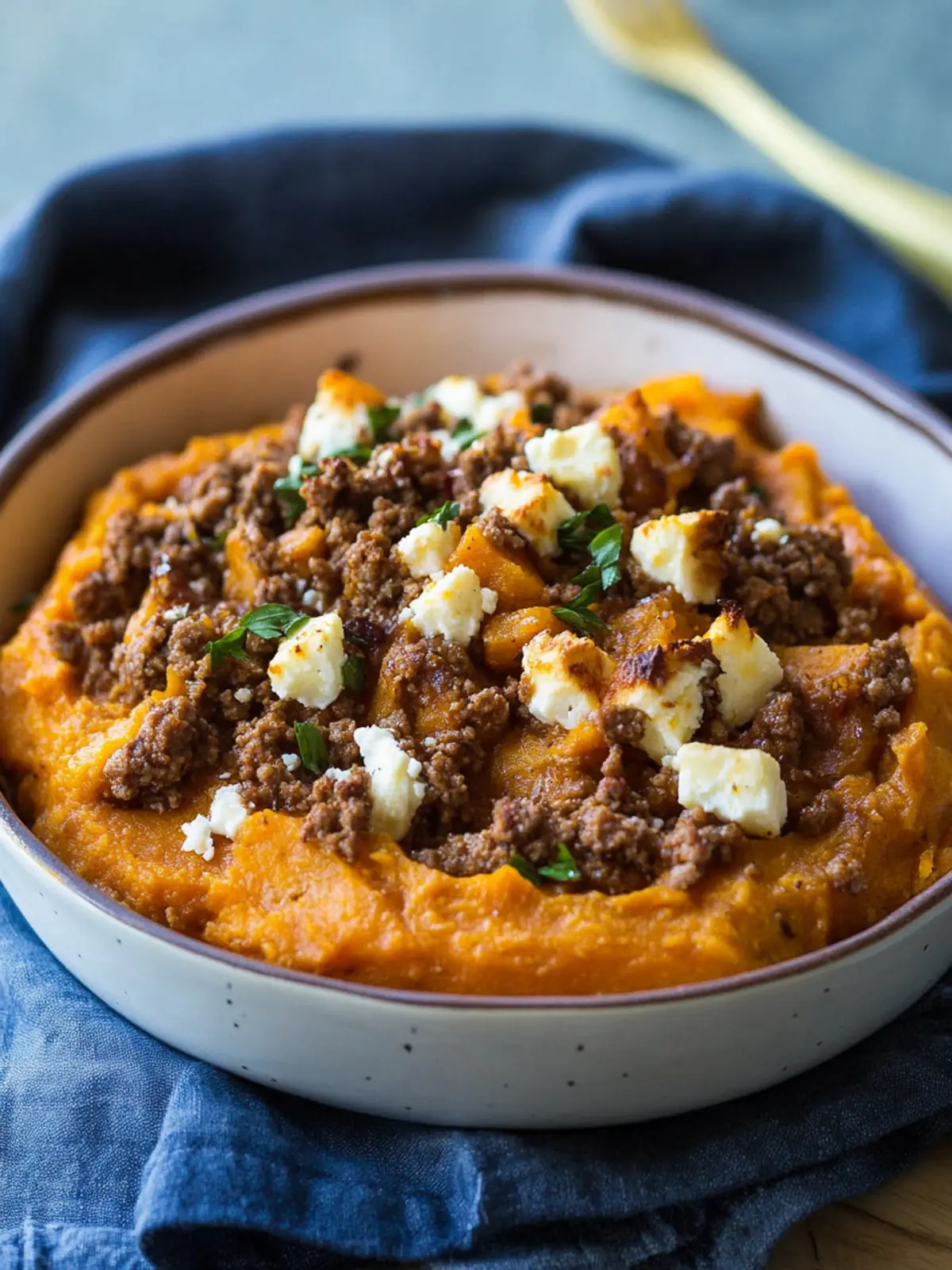 Süßkartoffel Auflauf mit Hackfleisch und Feta – Ein Hit fürs Family Dinner 4 Sweet potato casserole with minced meat and feta