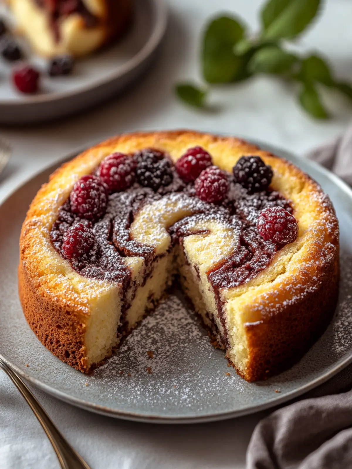 Marmorkuchen aus der Heißluftfritteuse – Saftig & Schnell Genießen 2 Marmorkuchen aus der Heißluftfritteuse