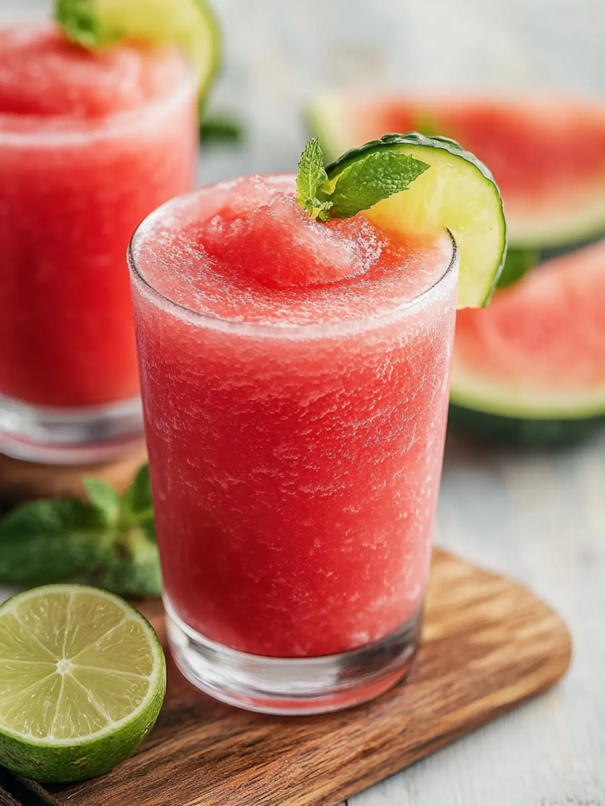 Saftiger Wassermelonen-Slushie Rezept für heiße Sommertage 4 Saftiger Wassermelonen-Slushie Rezept