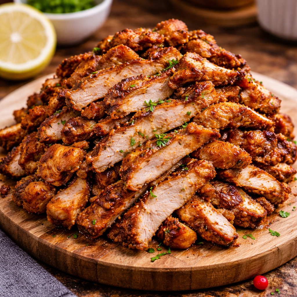 Geröstetes Hähnchen Shawarma Gyros – Dein einfaches Festessen 2 Geröstetes Hähnchen Shawarma Gyros – Dein einfaches Festessen