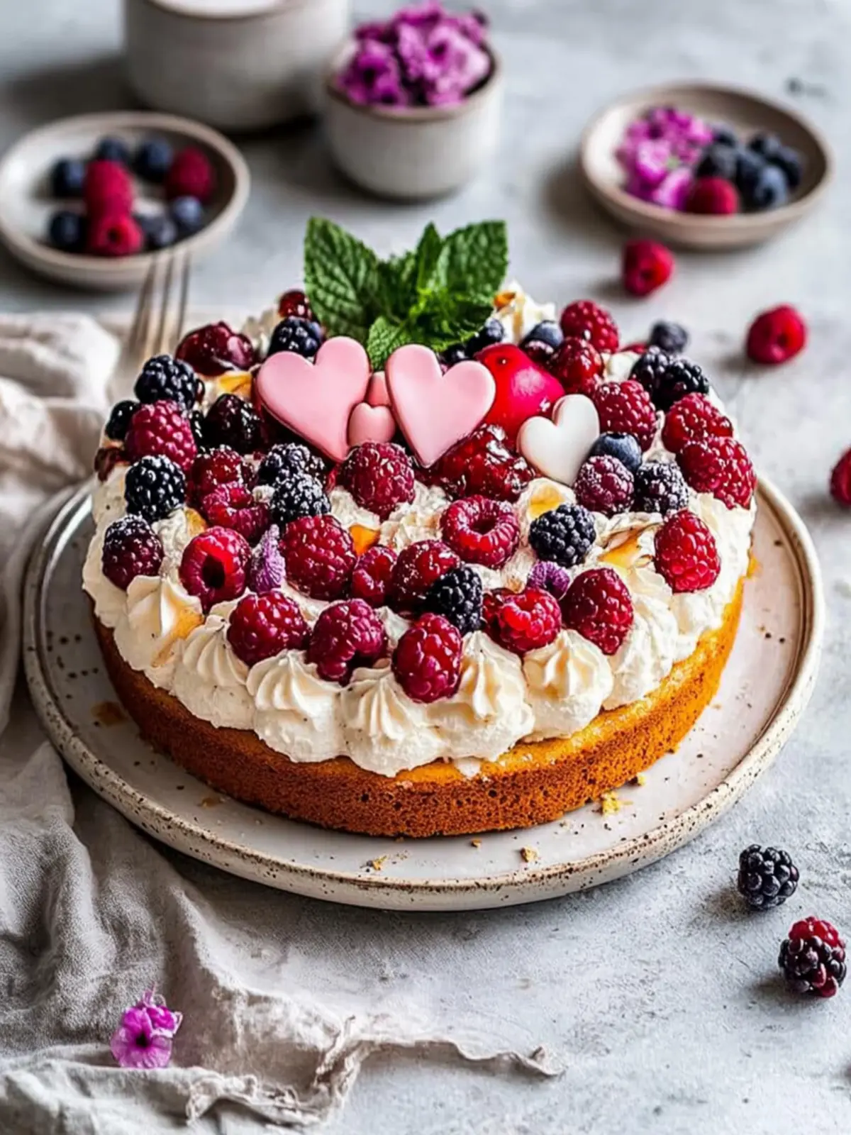 Beerentorte in Herzform: Das perfekte Rezept für jeden Anlass 4 Beerentorte in Herzform