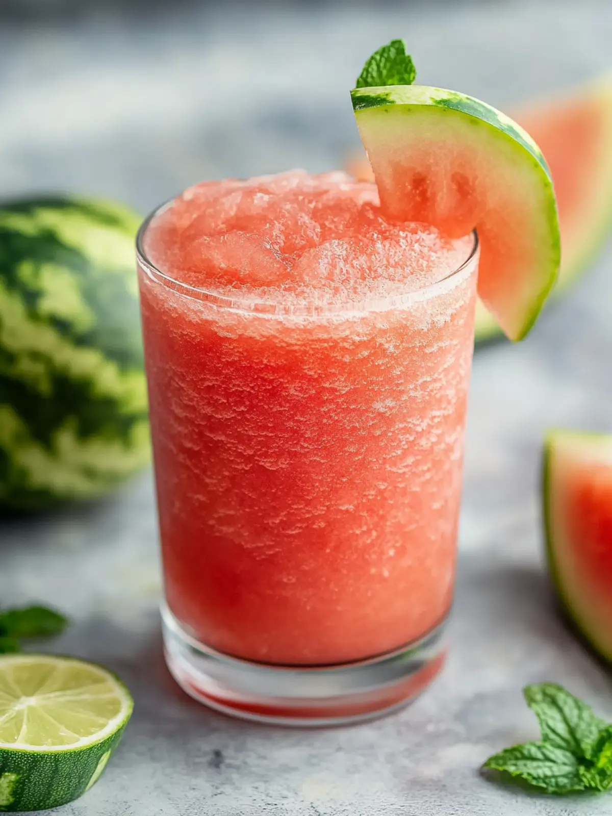 Saftiger Wassermelonen-Slushie Rezept für heiße Sommertage 5 Saftiger Wassermelonen-Slushie Rezept