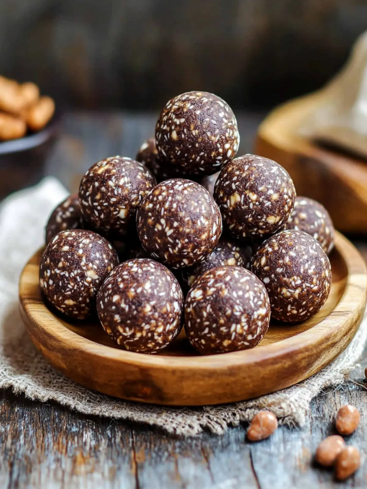 Dattel Kakao Kugeln – Gesunde Schoko Energiekugeln für jeden Tag 5 Dattel Kakao Kugeln – Schoko Energiekugeln