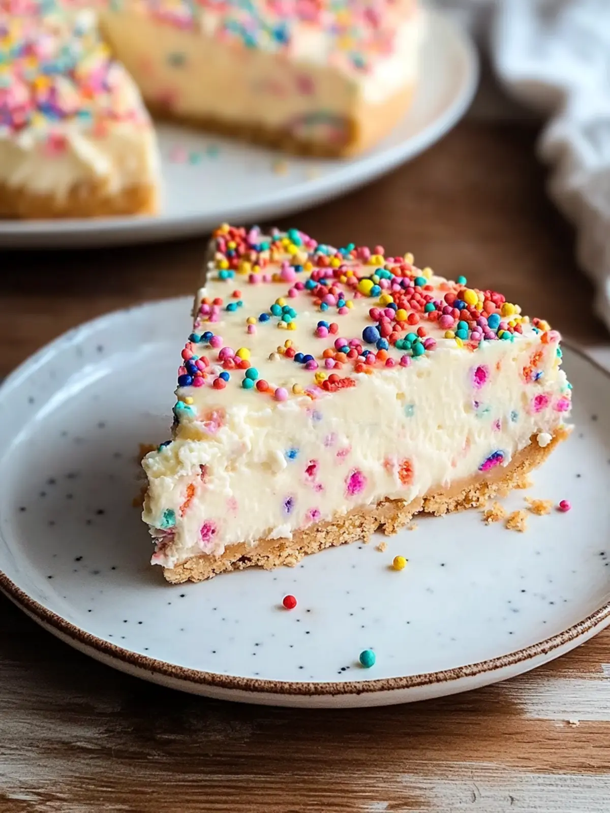 Leckeres Funfetti Geburtstagskäsekuchen Rezept für jeden Anlass 4 Leckeres Funfetti Geburtstagskäsekuchen Rezept