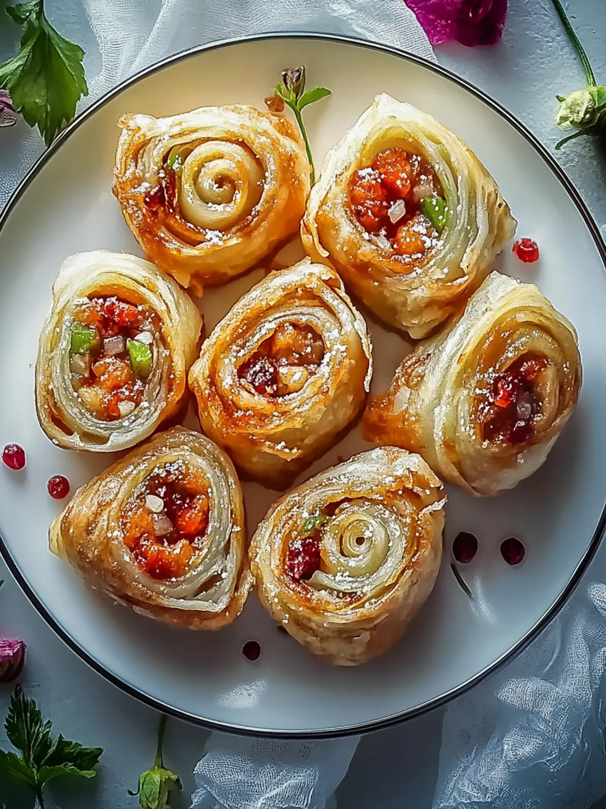 Crispy Reisblatt-Nudelrollen – Gesund, schnell und lecker! 4 Crispy Reisblatt-Nudelrollen