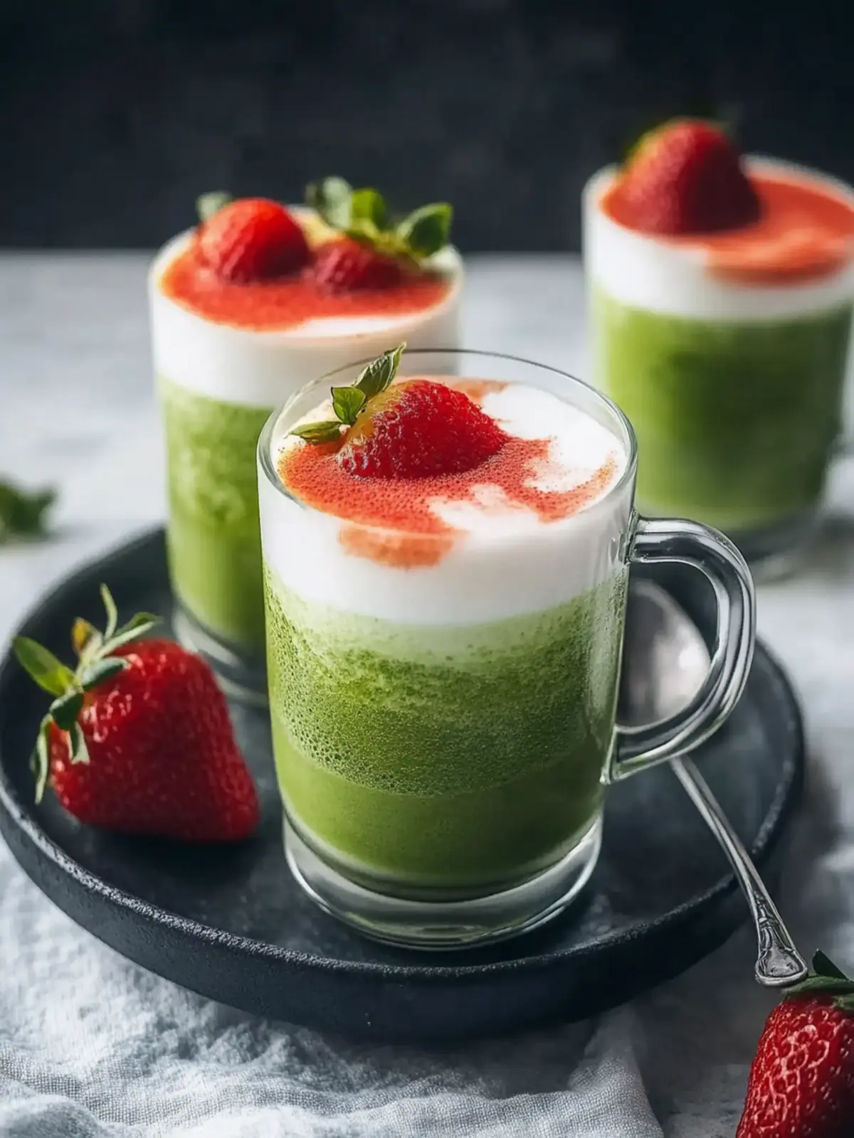 Erdbeer-Matcha-Latte: Der cremige Genuss für jeden Tag 5 Erdbeer-Matcha-Latte