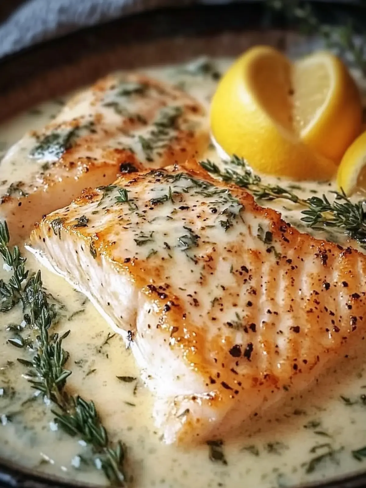 Cremiges Lachsfilet aus dem Ofen – Einfach & Verführerisch 3 Creamy salmon fillet from the oven