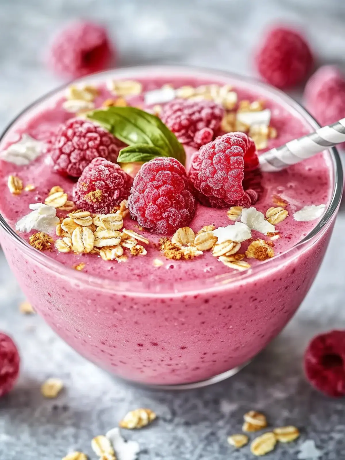 Leckere Himbeersmoothie-Schüssel für den perfekten Start in den Tag 3 Leckere Himbeersmoothie-Schüssel