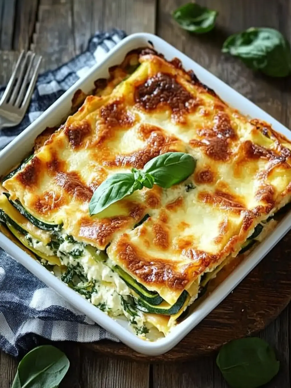 Zucchini-Lasagne mit Ricotta und Spinat: Gesund und Lecker 5 Zucchini-Lasagne Ricotta und Spinat
