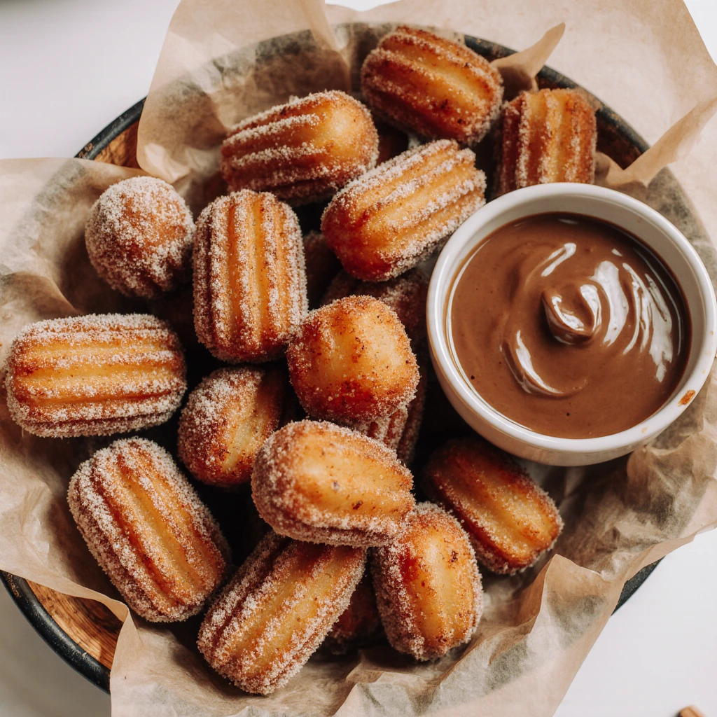 Süße Air Fryer Churro Bissen Rezept – Schnell und Lecker Genießen 3 Süße Air Fryer Churro Bissen Rezept – Schnell und Lecker Genießen