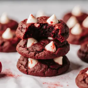 Saftige Rote Samt Levain Kekse mit Marshmallow-Twist 2 Saftige Rote Samt Levain Kekse mit Marshmallow-Twist
