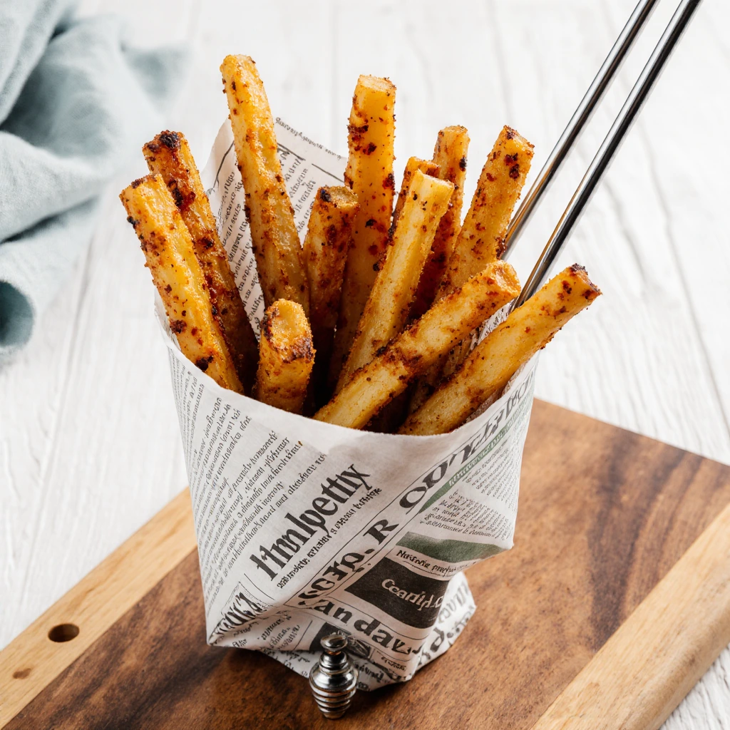 Crispy Schwarzwurzel-Pommes für dein Low Carb Vergnügen 3 Crispy Schwarzwurzel-Pommes für dein Low Carb Vergnügen