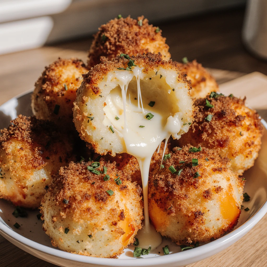 Air Fryer Käse Kartoffel Bällchen – Knuspriger Genuss für Dich 3 Air Fryer Käse Kartoffel Bällchen – Knuspriger Genuss für Dich