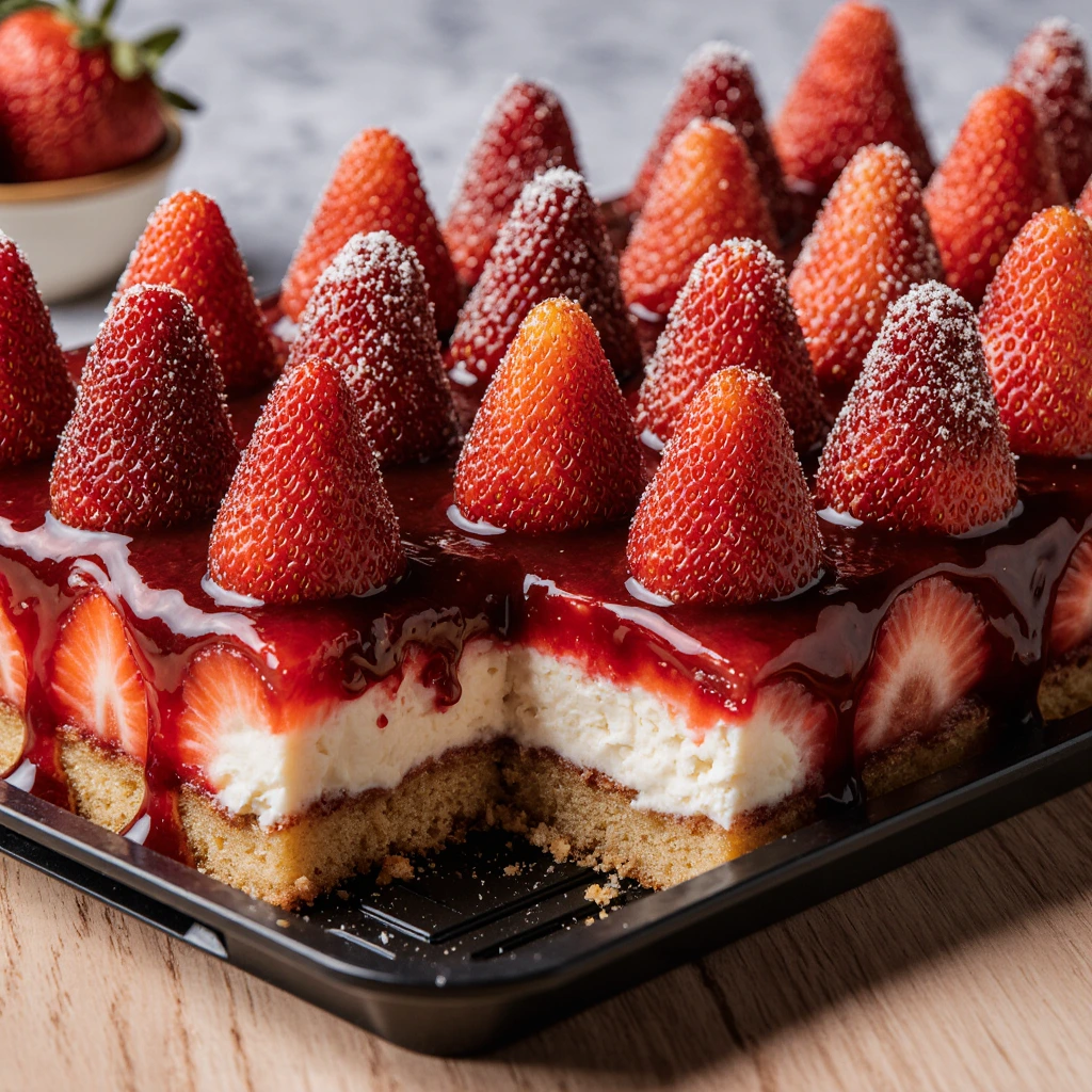 Dieser Erdbeerkuchen mit Vanillepudding für Sommerlaune 2 Dieser Erdbeerkuchen mit Vanillepudding für Sommerlaune