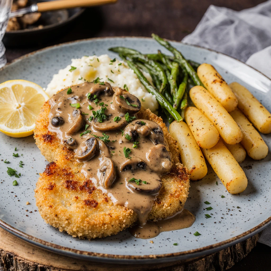 Jägerschnitzel mit Pilzsoße – Ein Familienliebling neu entdeckt 3 Jägerschnitzel mit Pilzsoße – Ein Familienliebling neu entdeckt
